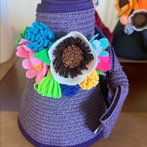 Sun Visor Beautiful Hand Crafted Petals, arranged to one of a kind flowers